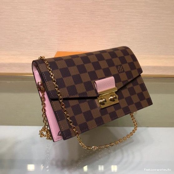 FS CHEAP LOUIS CROISETTE CHAIN WALLET VUITTON 0714